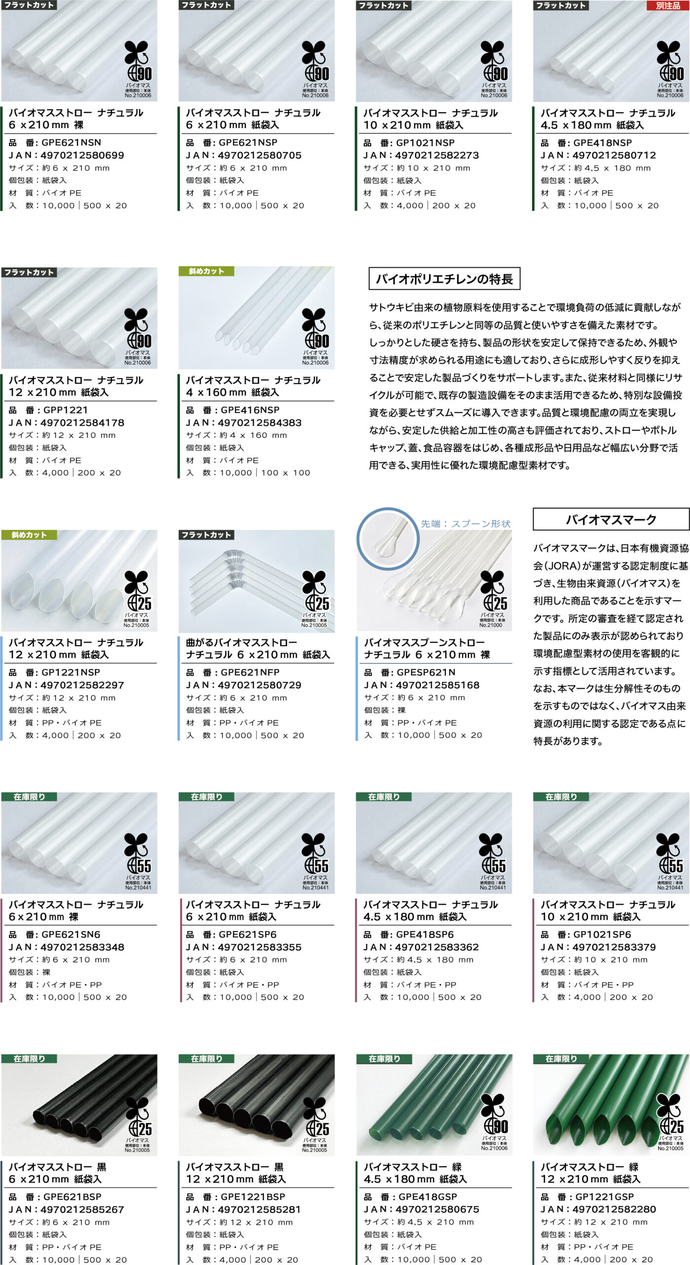 バイオマスストロー