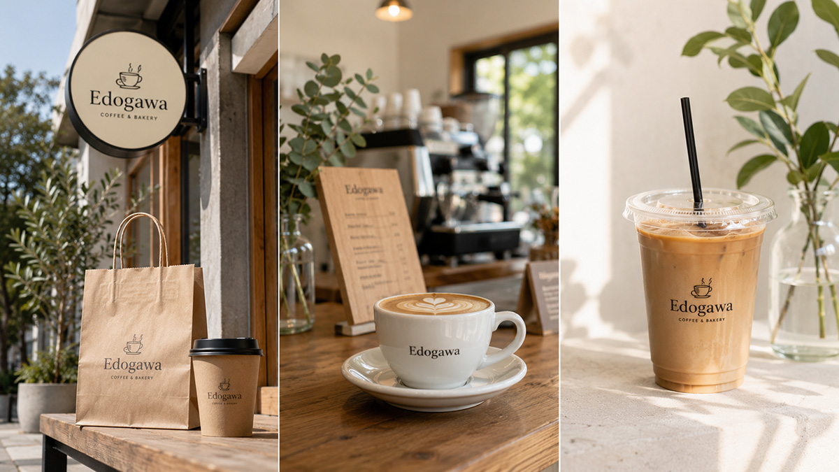 カフェ・ドリンク向け包装資材の使用イメージ